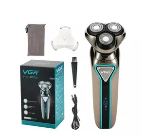 Электробритва VGR / Машинка для бритья бороды V-323 / Шейвер мужской