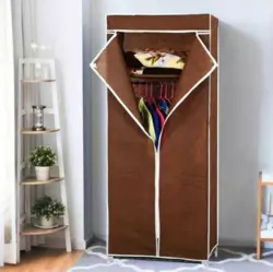 Универсальный складной тканевый шкаф для дома одежды и вещей 8864 75х45х145