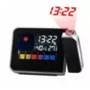 Часы метеостанция с проектором времени на стену Color Screen 8190 календарь