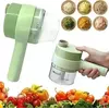 Многофункциональный ручной электрический измельчитель для овощей 4 в 1 Food Chopper Catling