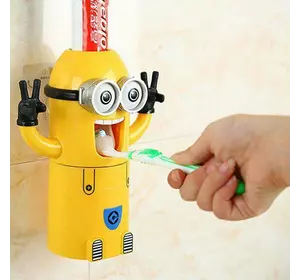 Яркий Автоматический детский дозатор зубной пасты Миньон. Лучшая Цена!