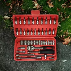 Профессиональный набор инструментов 46 предметов в кейсе