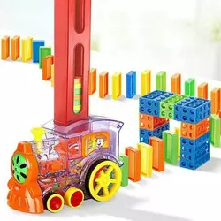 Розвиваюча іграшка поїзд-доміно DOMINO Happy Truck 100