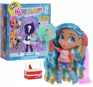 Игрушка кукла Hairdorables Dolls серия 3 с аксессуарами Кукла в коробке кукла с длинными волосами
