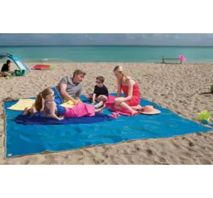 Пляжный коврик покрывало анти песок 200*150 см