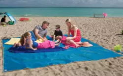 Пляжный коврик покрывало анти песок 200*150 см