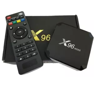 Приставка смарт тв бокс smart tv box x96 mini 4-ядерная 2Гб/16Гб андроид 7.1.2 черный 4K