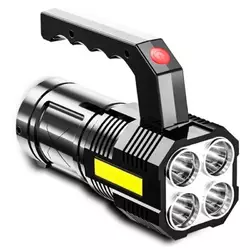 Портативный точечный ручной фонарь BL-X508, прожекторный, водонепроницаемый, с USB, 1200 мАч, черный