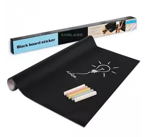 Самоклеющаяся пленка для рисования мелом Black Board Sticker 60х100 см