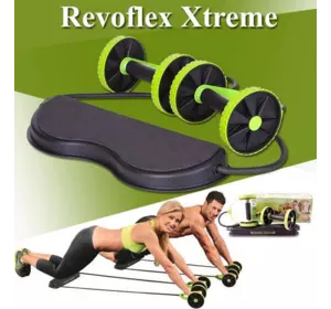 Тренажер Revoflex Xtreme для всего тела! 40 упражнений! Роликовый тренажер