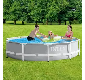 Каркасный бассейн Intex 26700 prism frame, 305х76 см, объем воды 4485 л.