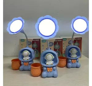 Детская настольная аккумуляторная LED лампа 3in1 Rabbit BLUE